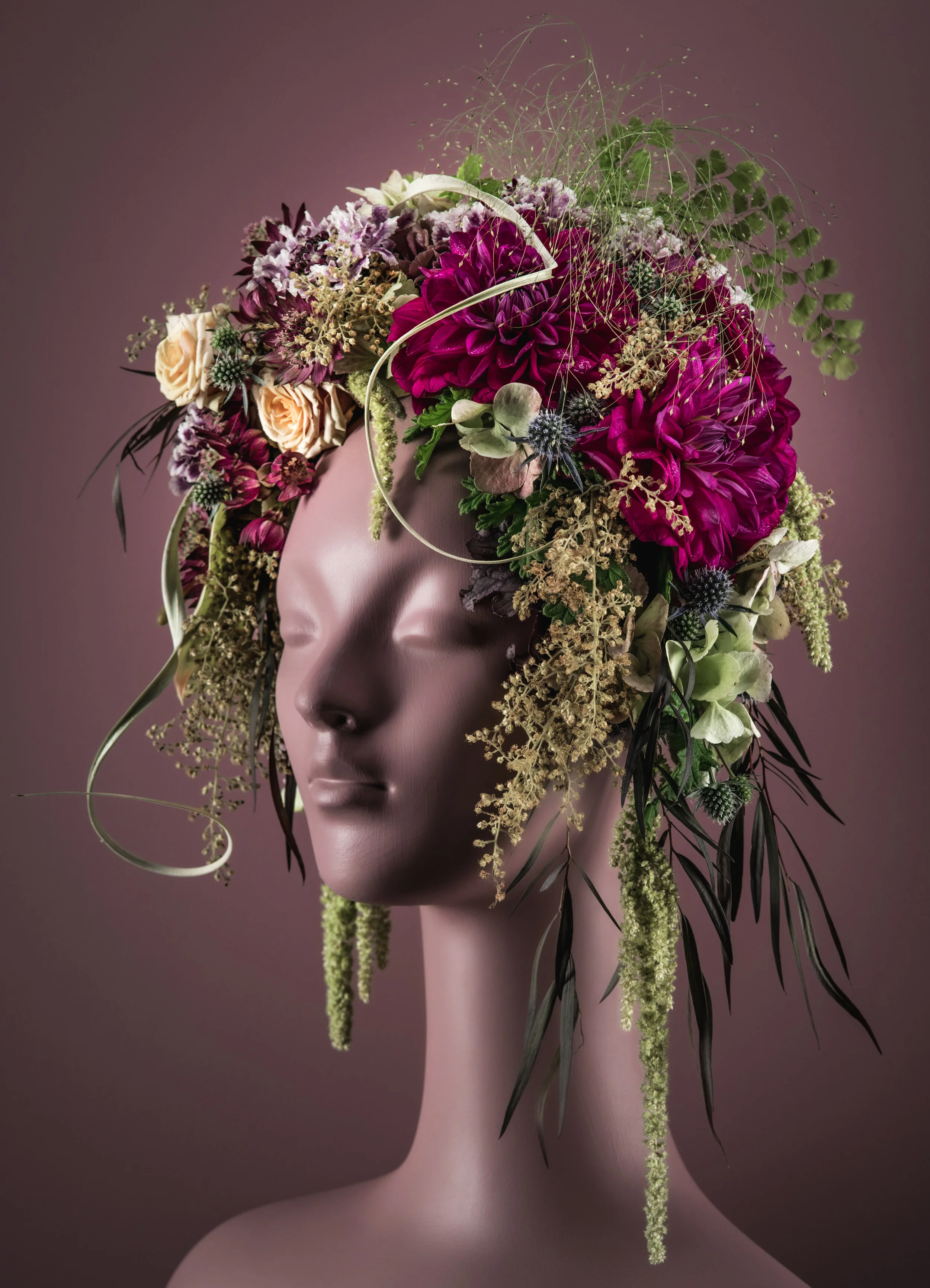 BRIDAL FLOWER HEADPIECE - Creative Edge August 2020 — Hitomi